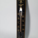 emaille thermometer goudzwart 4